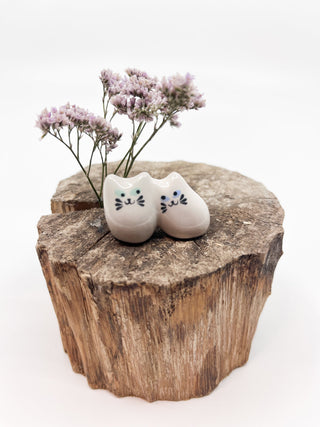 Chats câlins - Les Fleurs Sauvages - figurine