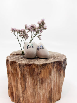 Chats câlins - Les Fleurs Sauvages - figurine
