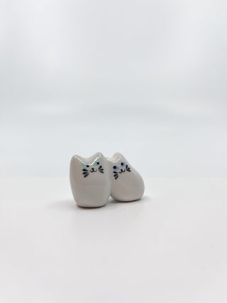 Chats câlins - Les Fleurs Sauvages - figurine