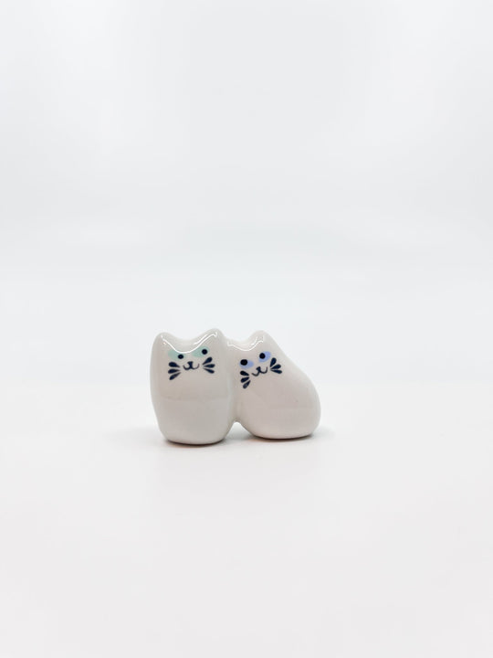Chats câlins - Les Fleurs Sauvages - figurine