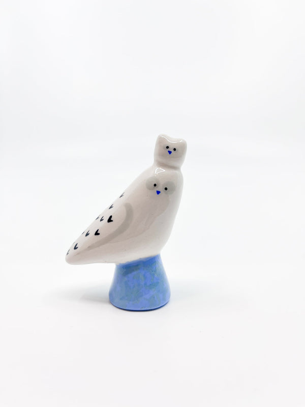 Chouette protectrice - Les Fleurs Sauvages - figurine