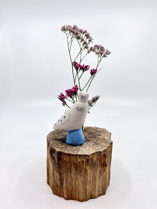 Chouette protectrice - Les Fleurs Sauvages - figurine