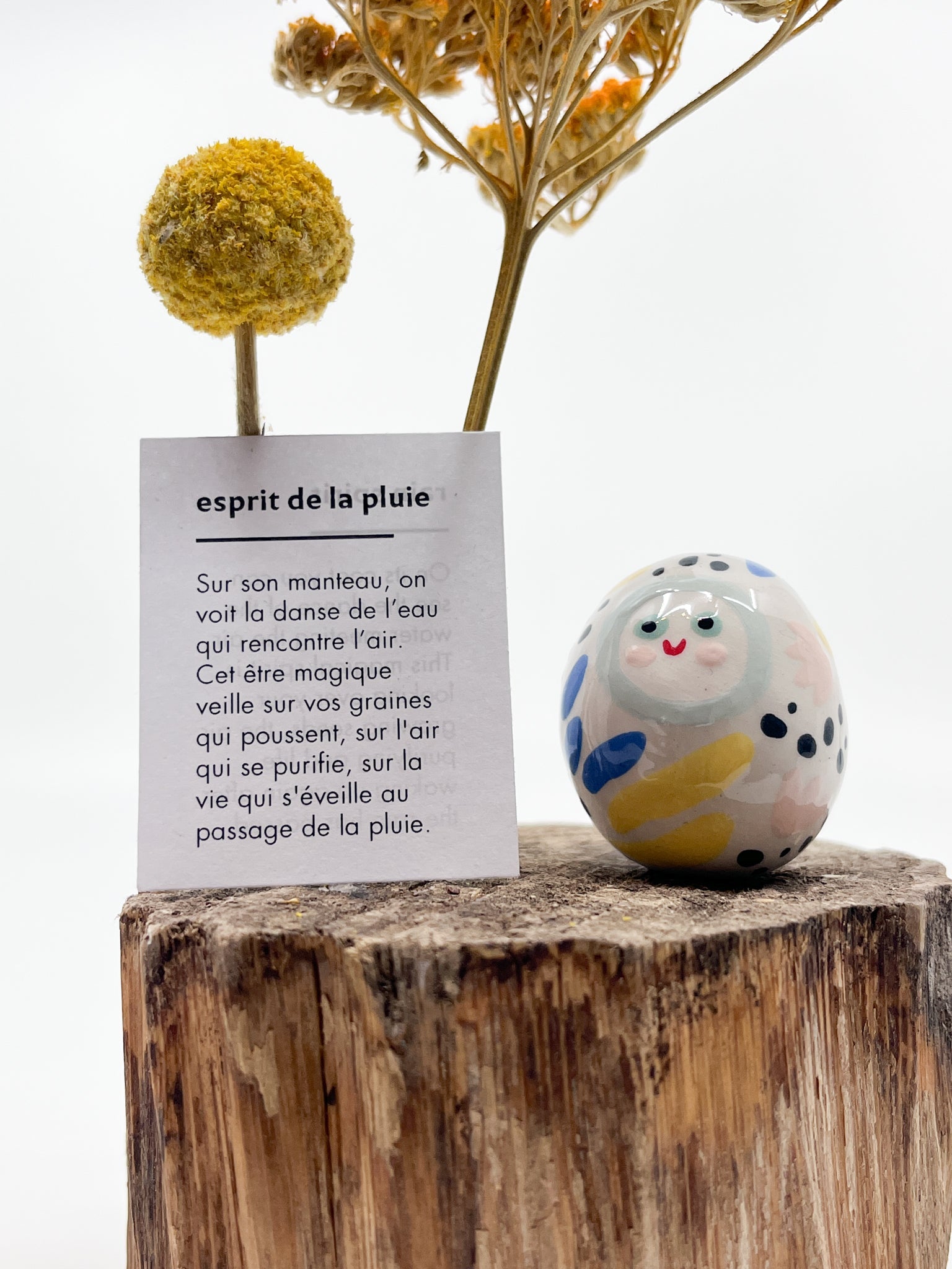 Esprit de la pluie - Les Fleurs Sauvages - figurine