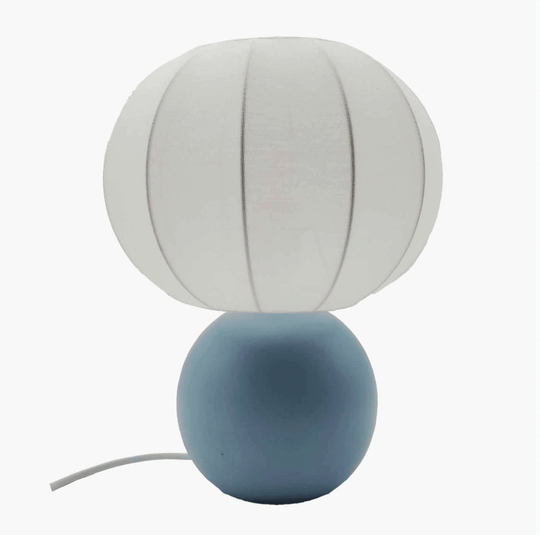 Lampe boulette bleue - Les Fleurs Sauvages - lampe
