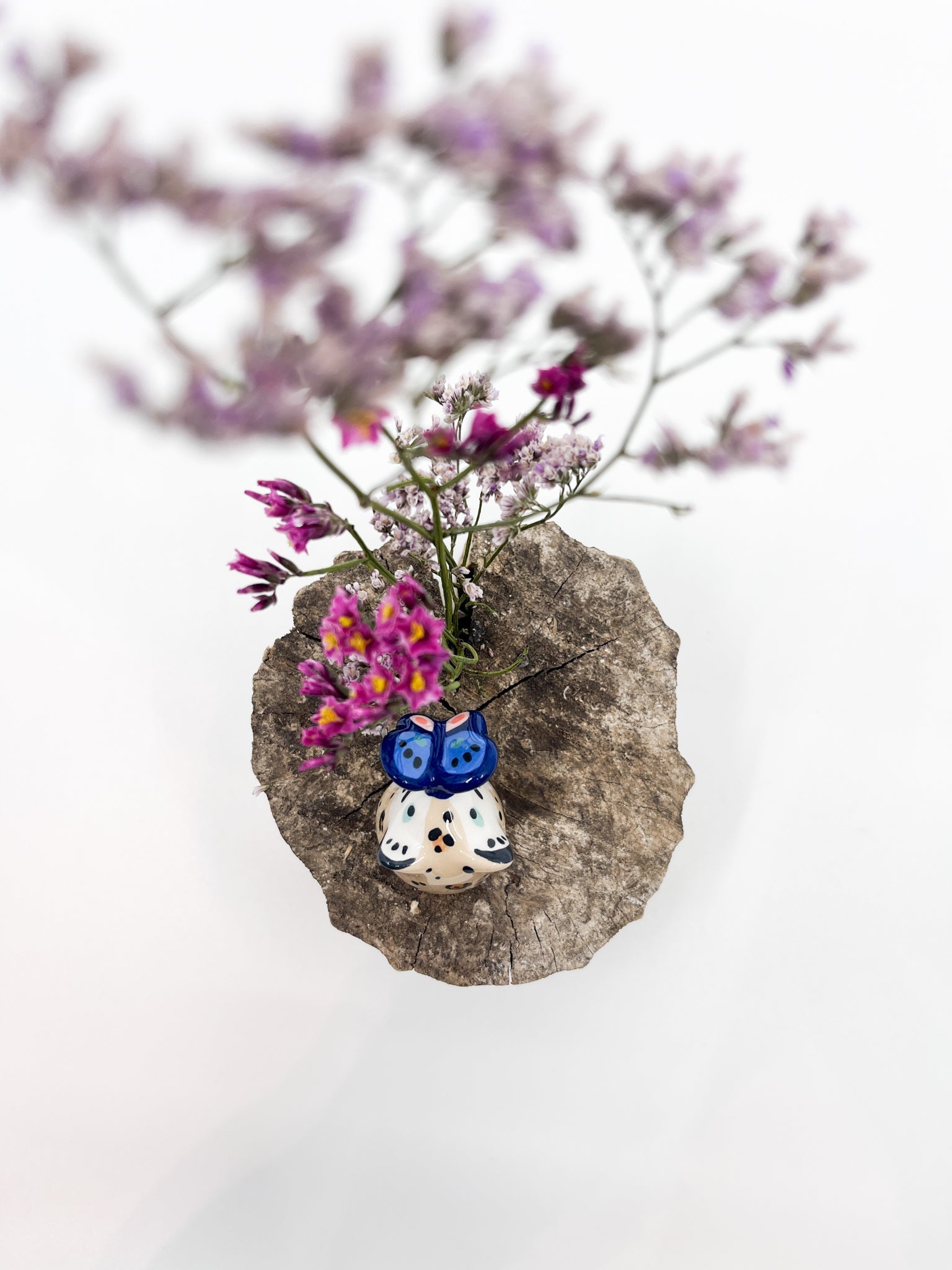 Leopard papillon - Les Fleurs Sauvages - figurine