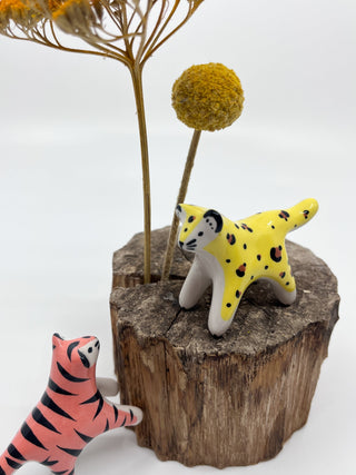 Mini Léopard - Les Fleurs Sauvages - figurine