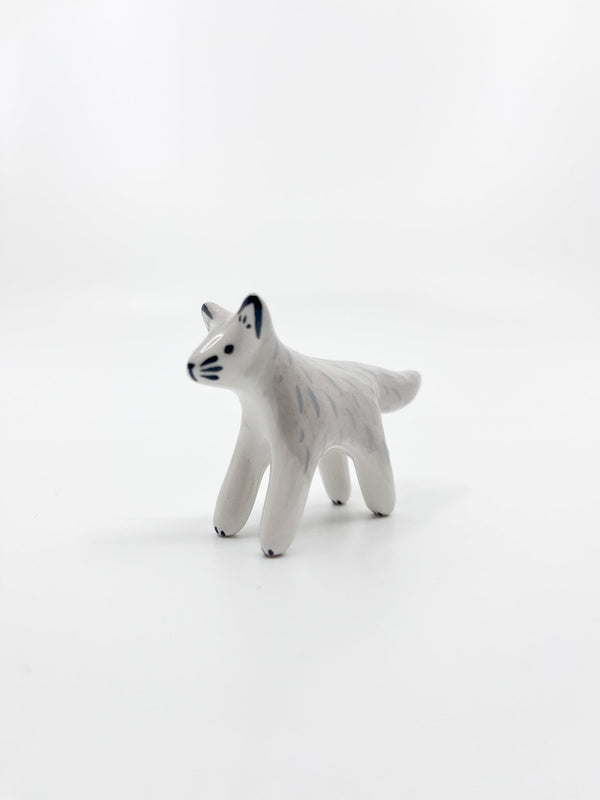 Mini loup - Les Fleurs Sauvages - figurine
