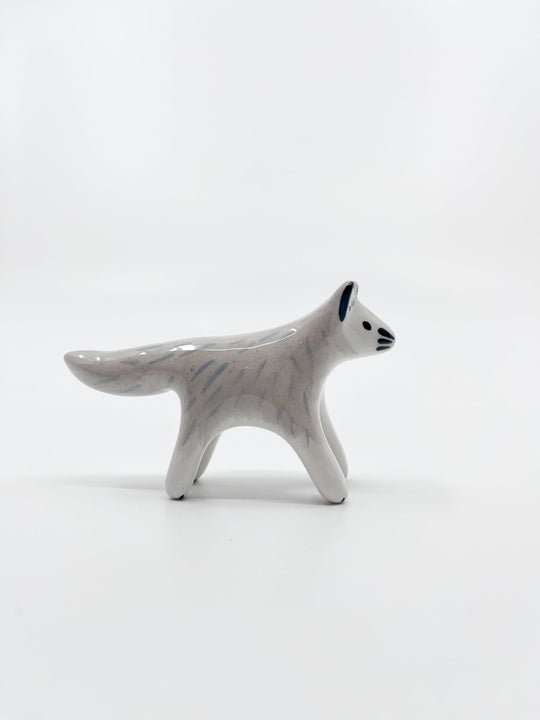 Mini loup - Les Fleurs Sauvages - figurine