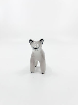 Mini loup - Les Fleurs Sauvages - figurine