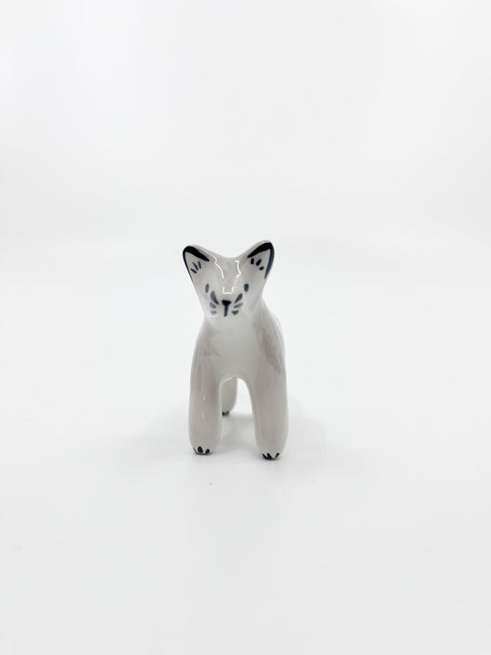 Mini loup - Les Fleurs Sauvages - figurine