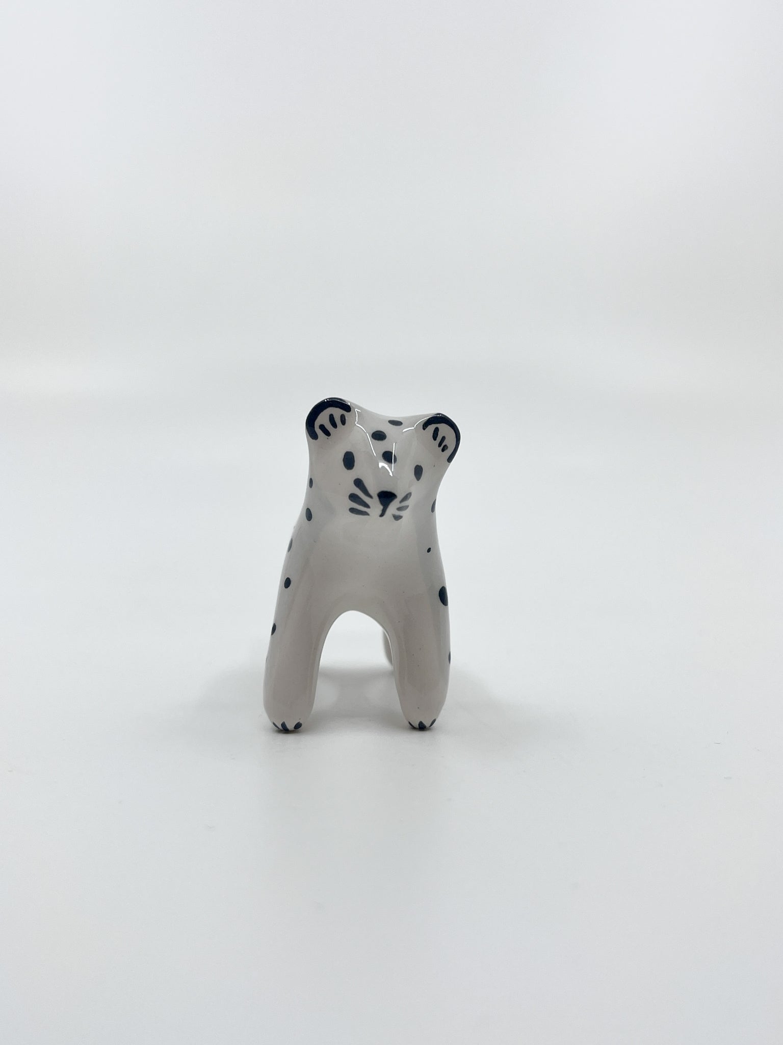 Mini panthère des neiges - Les Fleurs Sauvages - figurine