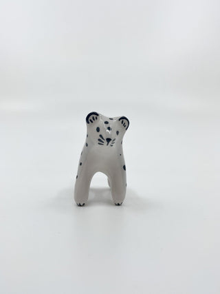 Mini panthère des neiges - Les Fleurs Sauvages - figurine