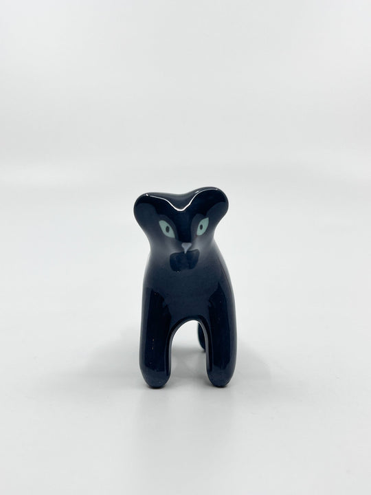 Mini panthère noire - Les Fleurs Sauvages - figurine