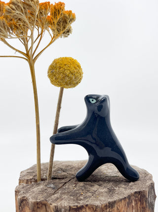 Mini panthère noire - Les Fleurs Sauvages - figurine