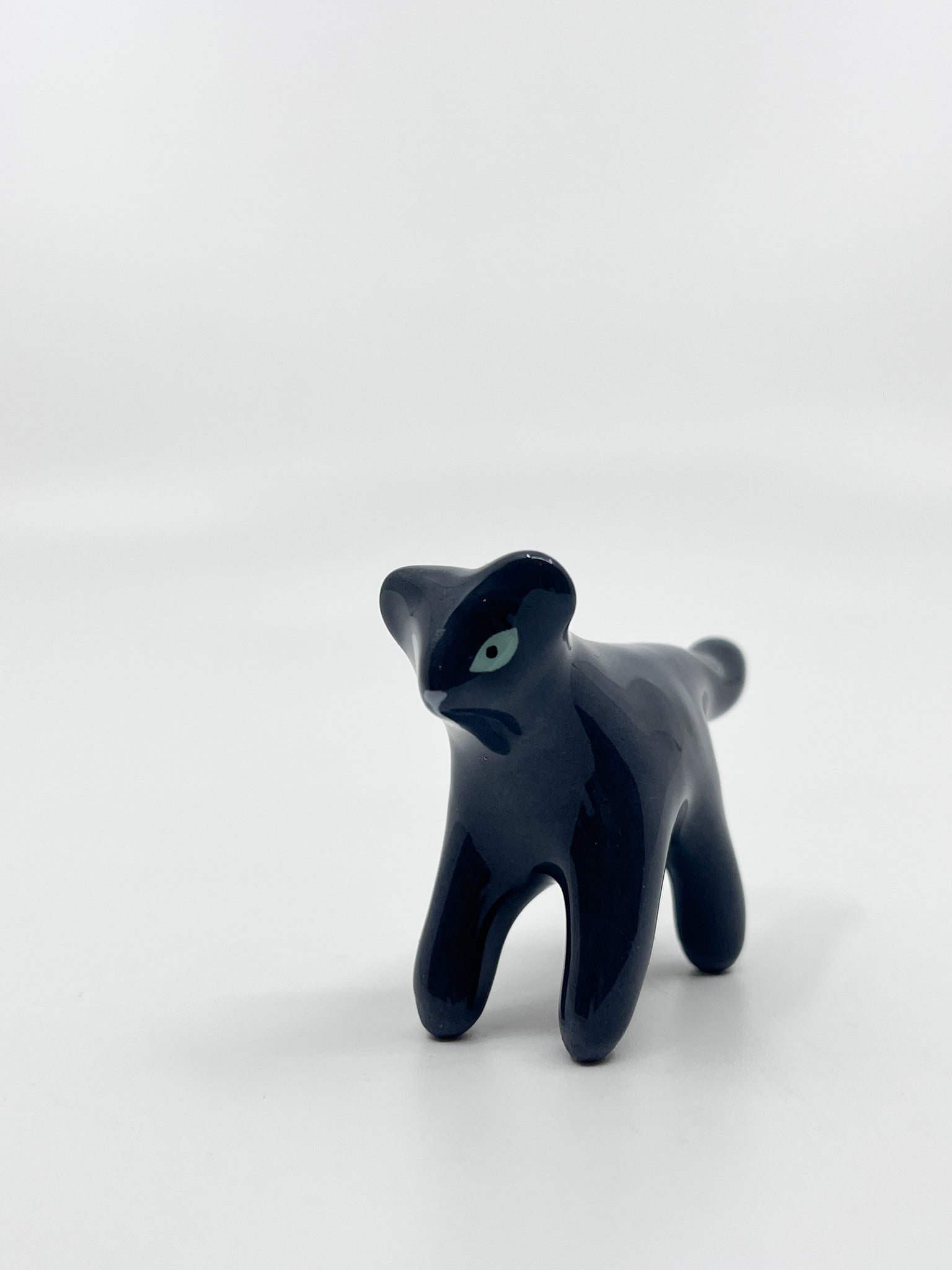 Mini panthère noire - Les Fleurs Sauvages - figurine
