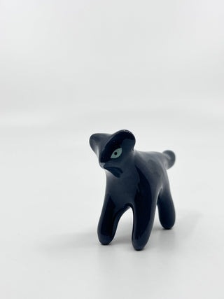 Mini panthère noire - Les Fleurs Sauvages - figurine