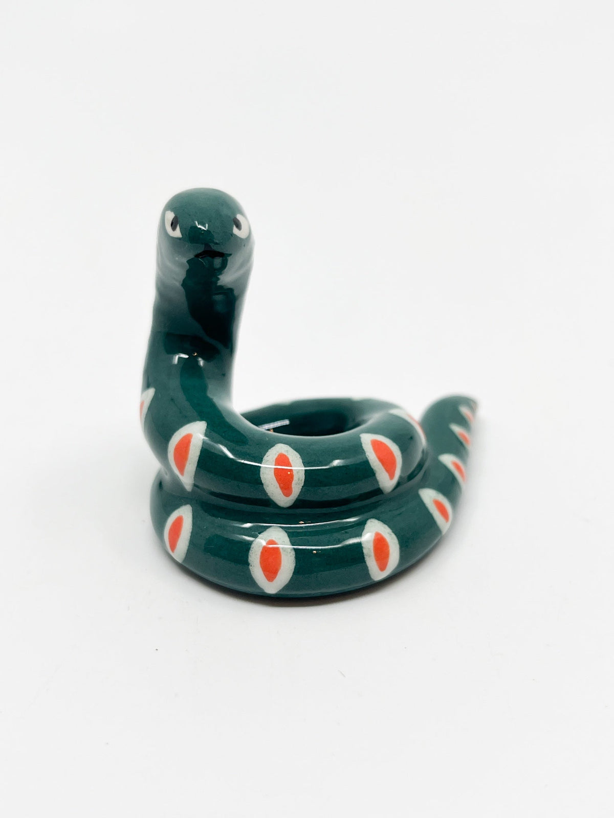 Mini serpent en faïence - Les Fleurs Sauvages - animal en faïence