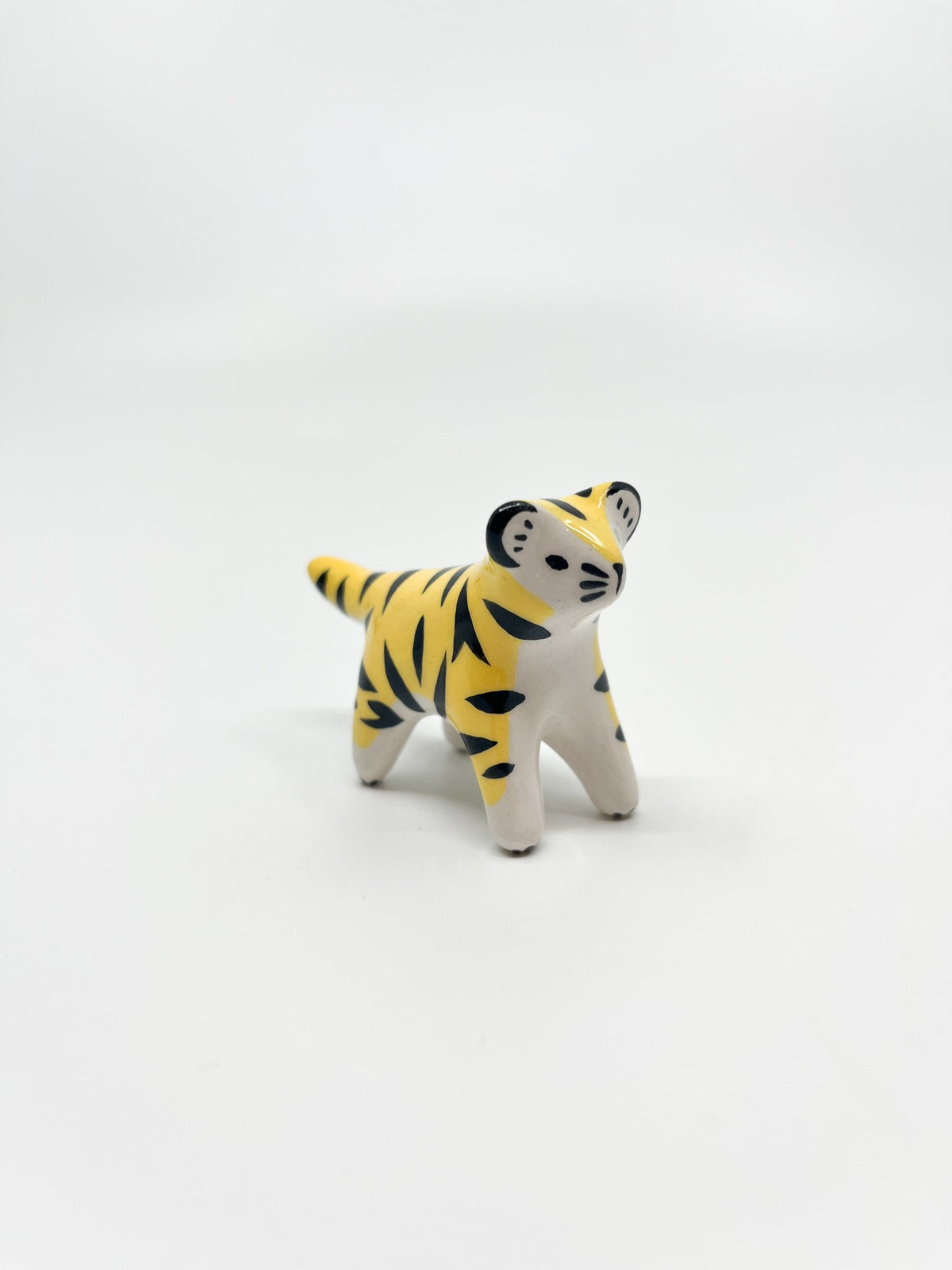 Mini tigre - Les Fleurs Sauvages - animal en faïence