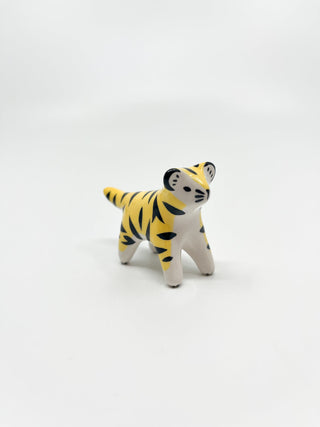 Mini tigre - Les Fleurs Sauvages - animal en faïence
