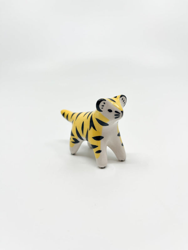 Mini tigre - Les Fleurs Sauvages - animal en faïence