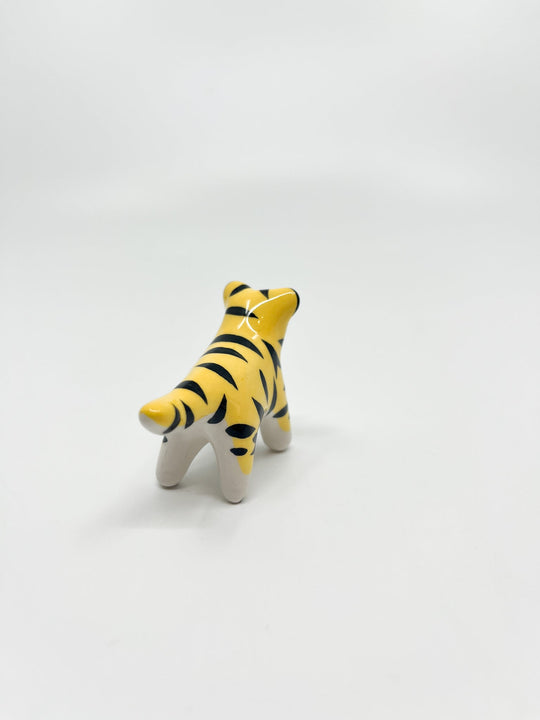 Mini tigre - Les Fleurs Sauvages - animal en faïence