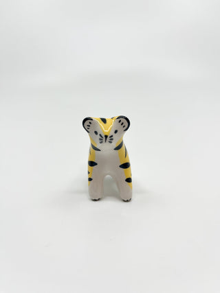 Mini tigre - Les Fleurs Sauvages - animal en faïence