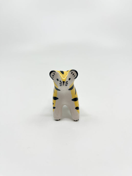 Mini tigre - Les Fleurs Sauvages - animal en faïence