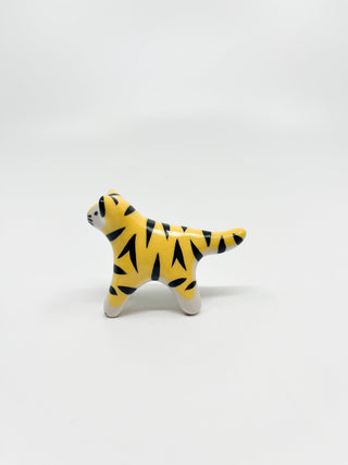 Mini tigre - Les Fleurs Sauvages - animal en faïence