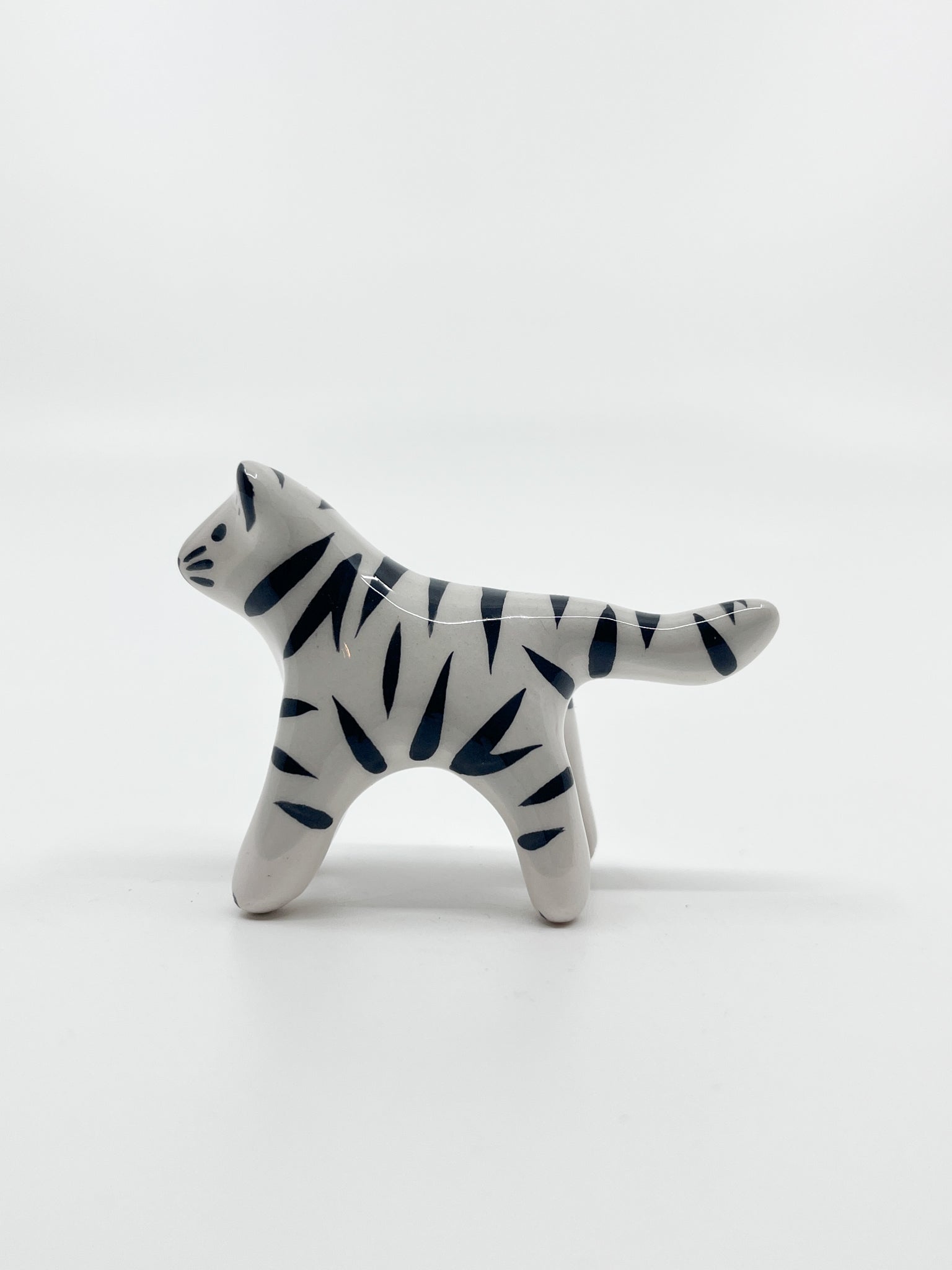 Mini tigre blanc - Les Fleurs Sauvages - figurine