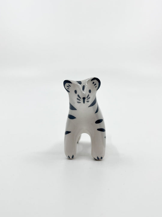 Mini tigre blanc - Les Fleurs Sauvages - figurine