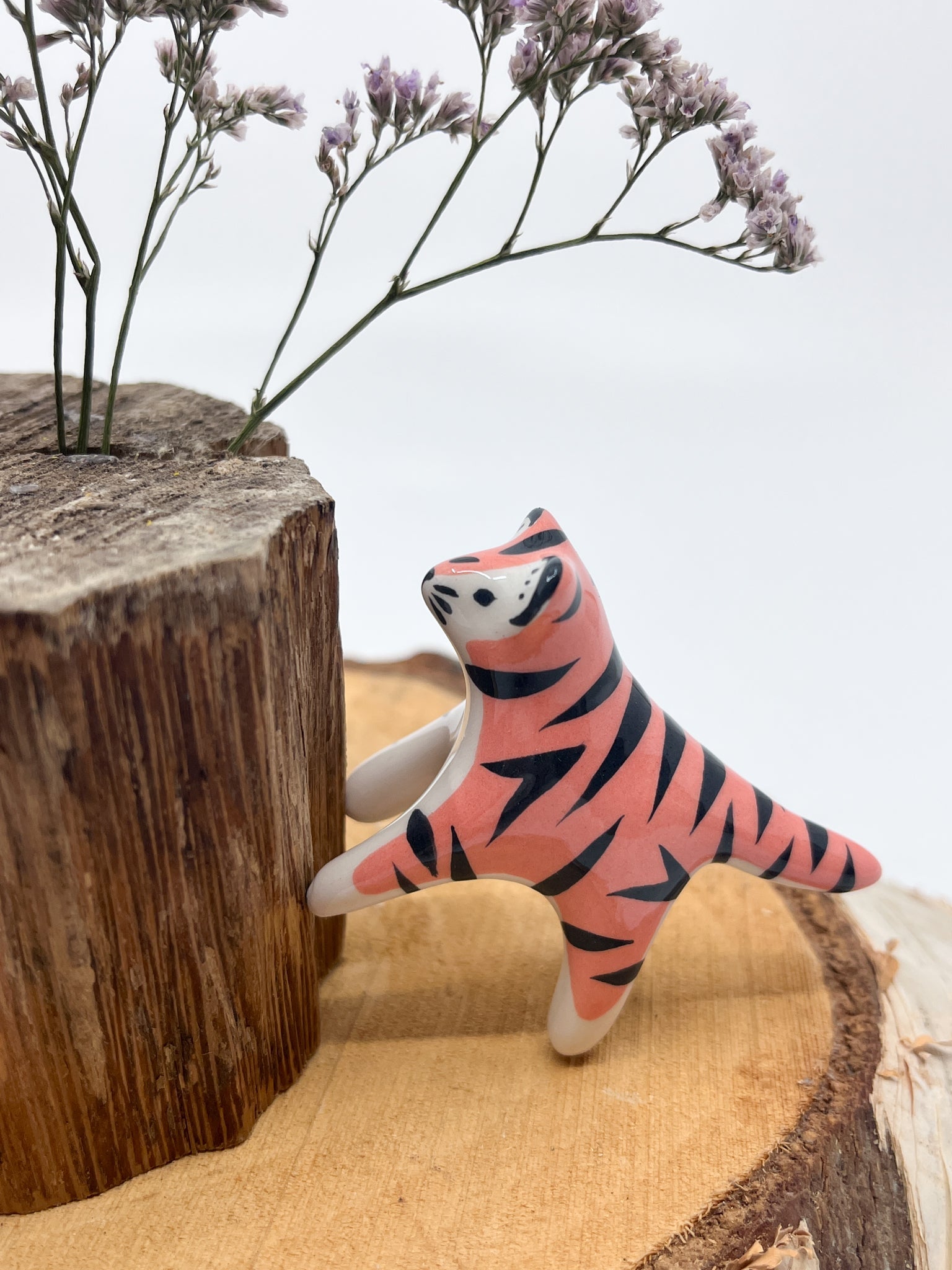 Mini tigre orange - Les Fleurs Sauvages - figurine