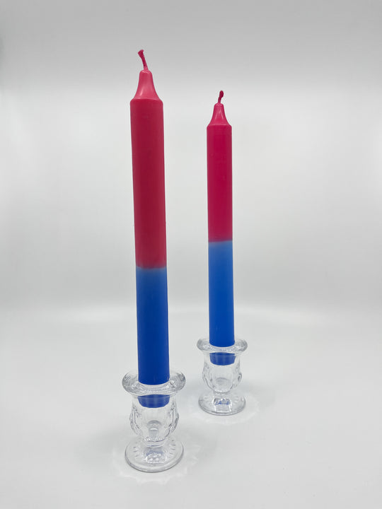 Bougie bicolore