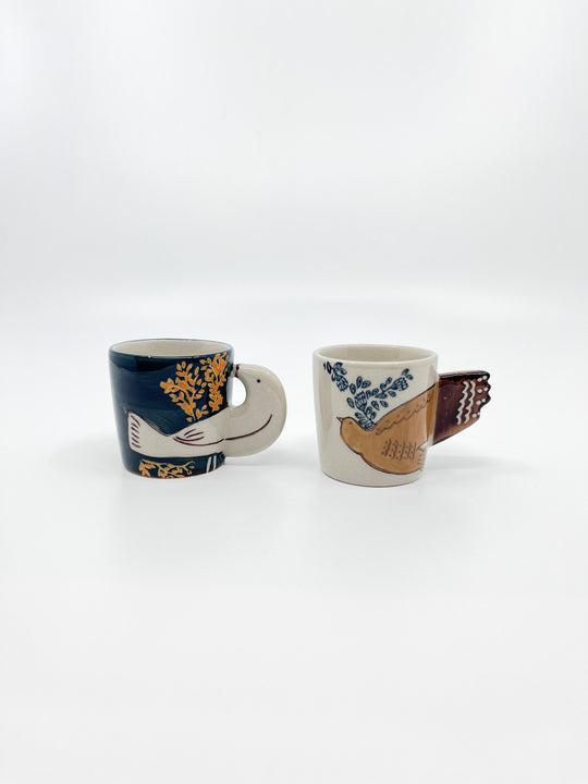 Tasse à café oiseaux