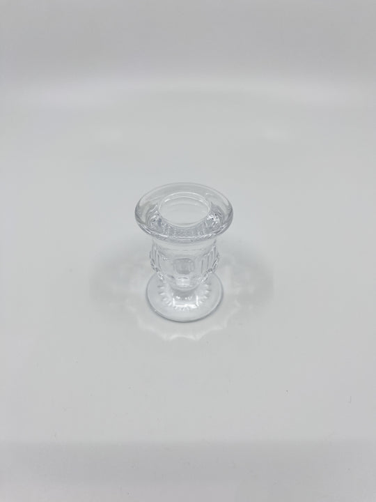 Bougeoir en verre Bloom