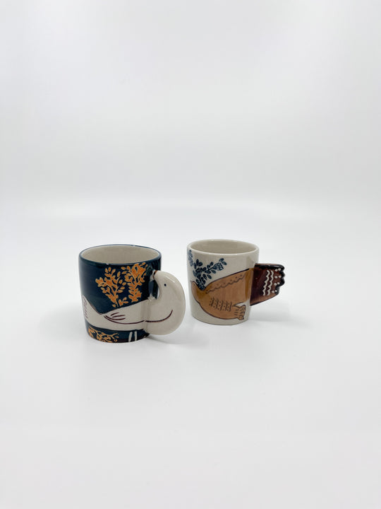 Tasse à café oiseaux