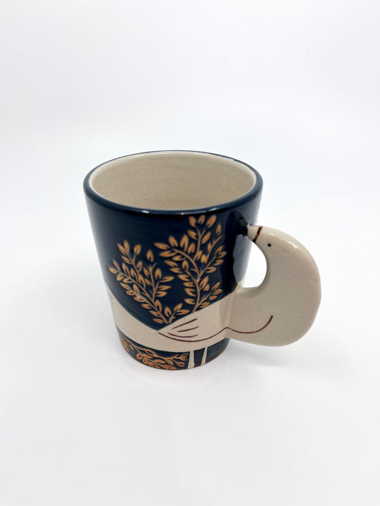 Tasse oiseau bleue L