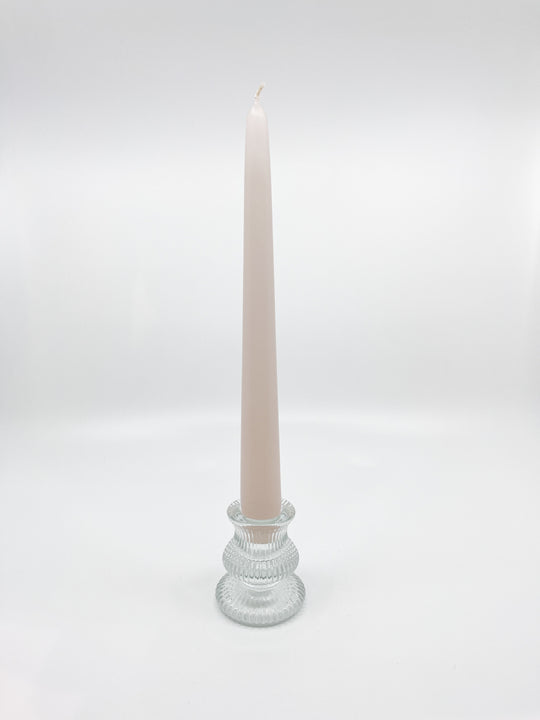 Bougeoir en verre Bloom