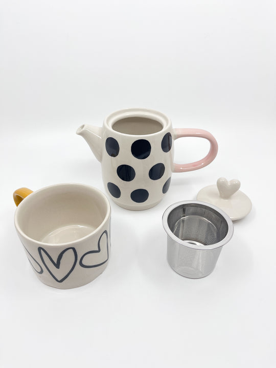 Théière + tasse CG
