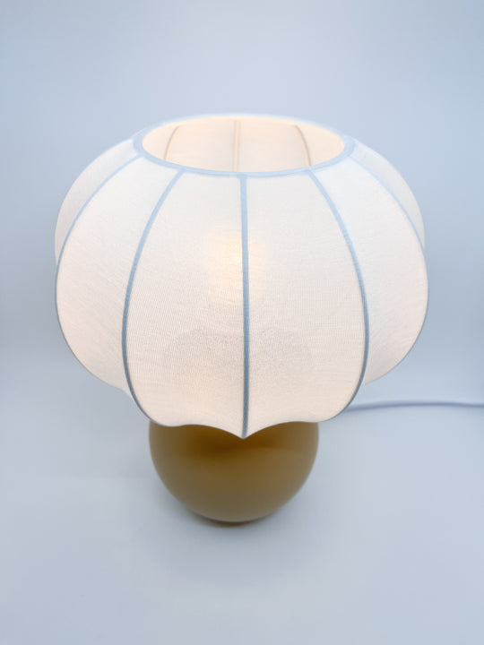 Lampe boulette beige