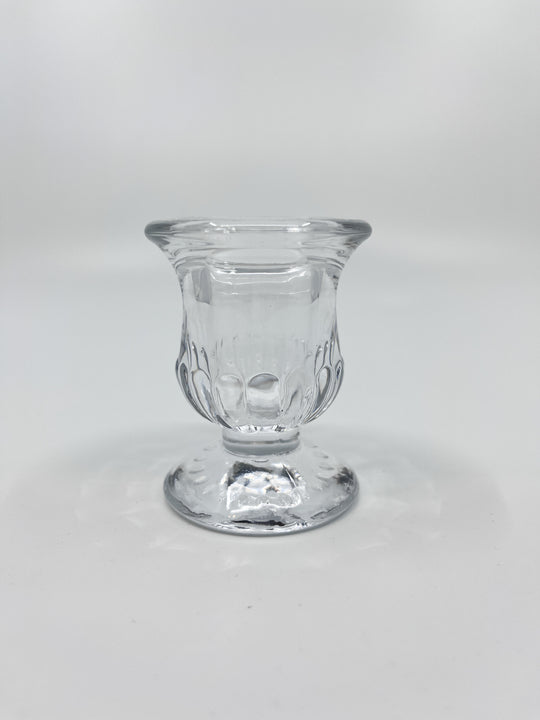 Bougeoir en verre Bloom