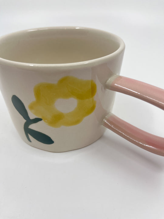 Mug fleur jaune CG