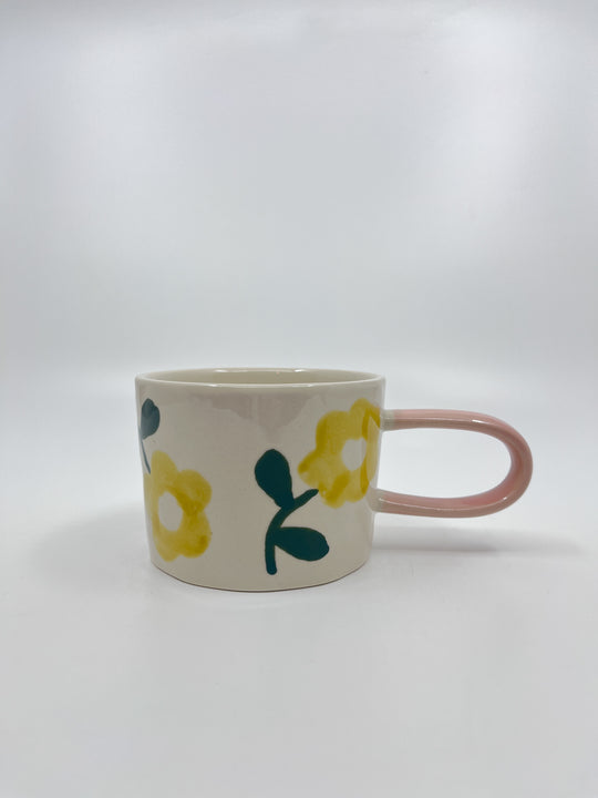 Mug fleur jaune CG