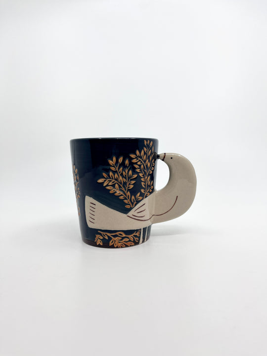 Tasse oiseau bleue L