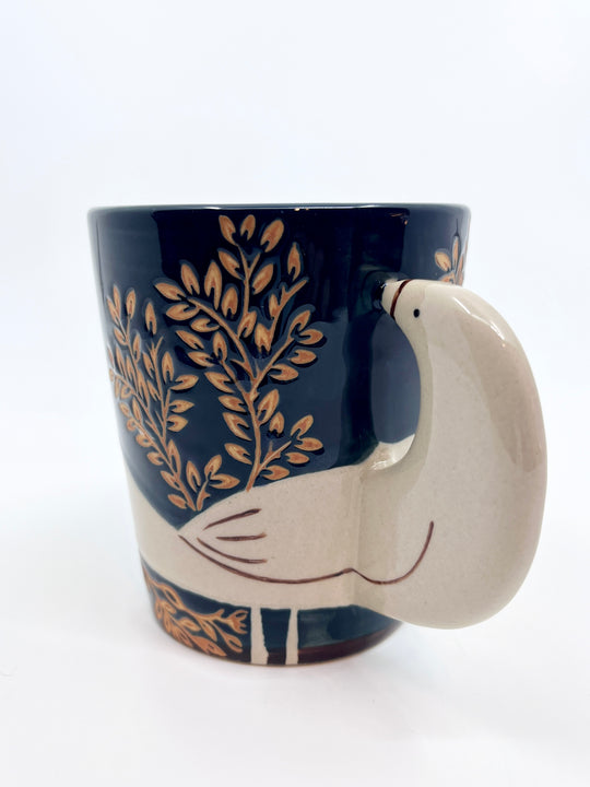Tasse oiseau bleue L