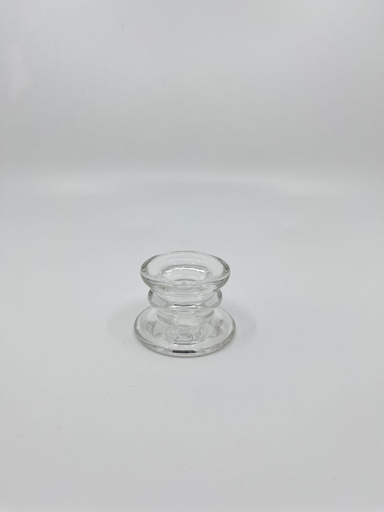 Bougeoir en verre Bloom