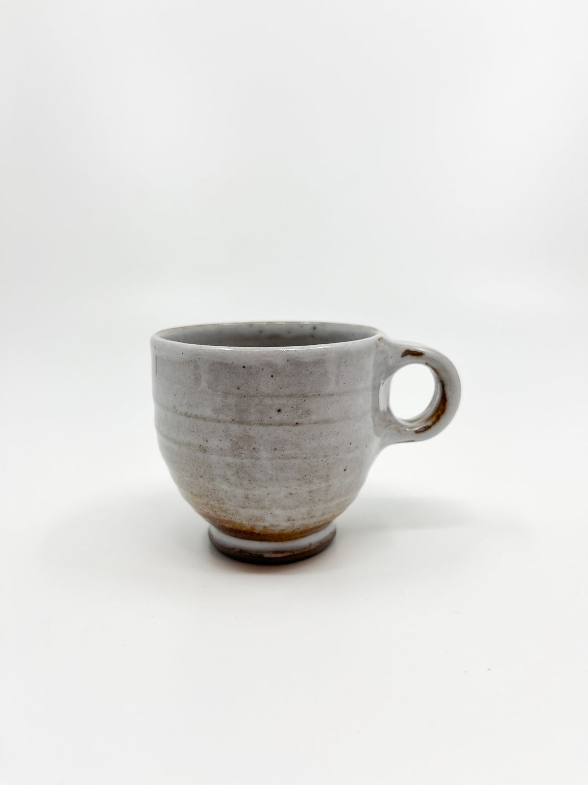 Tasse à café blanche - Château de Ratilly - Les Fleurs Sauvages - Tasse