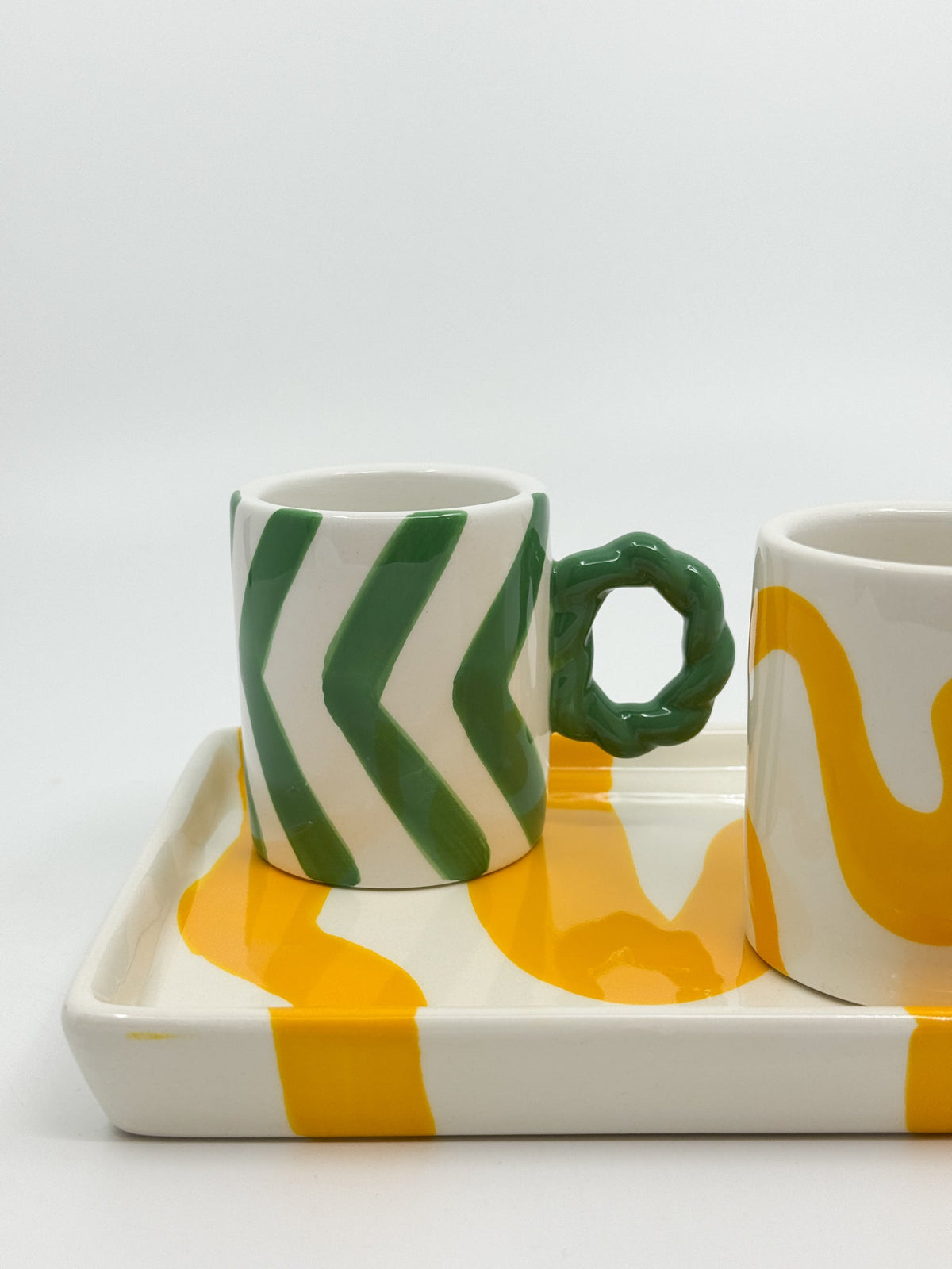 Tasse à café Que Rico verte - Les Fleurs Sauvages - tasse