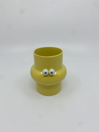 Tasse en porcelaine Lucas Zanotto Jaune - Les Fleurs Sauvages - Tasse