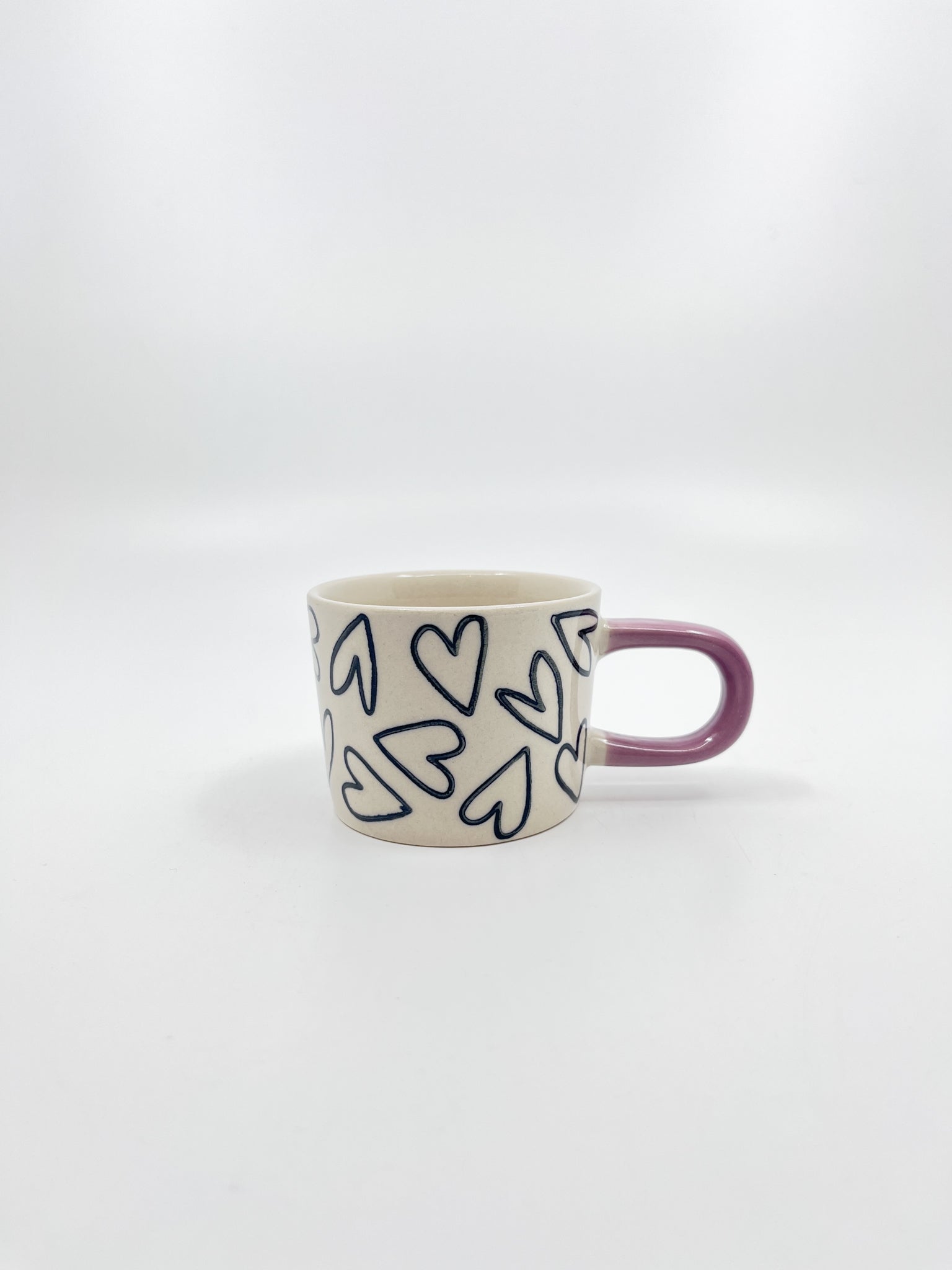 Tasse espresso coeur CG - Les Fleurs Sauvages - tasse