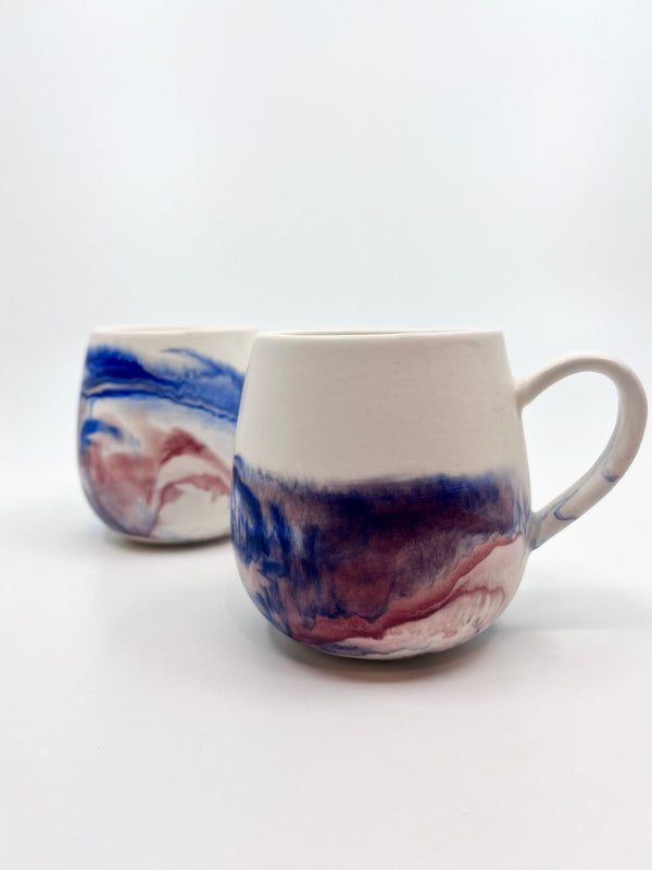 Tasse Lyre bleue - Les Fleurs Sauvages - tasse